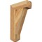 Ekena Millwork Traditional Craftsman Rough Sawn Bracket, Western Red Cedar, 4"W x 14"D x 22"H BKT04X14X22TRA04RWR - alternate 1
